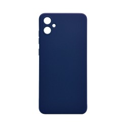 Capa de Silicone com Moldura de Câmera para Samsung Galaxy A05 Azul Escuro Capa de Silicone com Moldura de Câmera para Samsung Galaxy A05 Azul Escuro